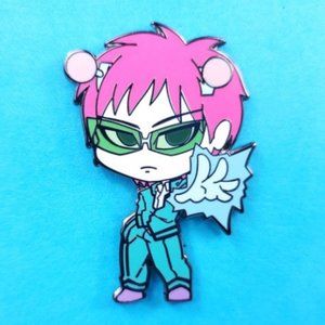 Saiki K anime enamel pin